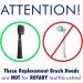 Sonic-FX Replacement Electric Toothbrush Heads | Compatible with Fairywill Sonic-FX and SnapWhite | Soft Charcoal/Nylon Bristles | Black Pack of 8 - Buy Online on GoSupps.com