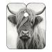 Kigai Highland Cow Barber Cape Professional Salon Hair Cutting Cape with Adjustable Snap Closure Waterproof Hairdressing Cape Haircut Cape for Men Women