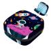 Menstruation pad bag with zipper women's napkin bag tampons collection bags for women and girls (space planet rocket alien earth)