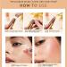 Matte Finish Liquid Contour Stick - Waterproof Dual Color Body and Face Makeup Wand - Buy Online on GoSupps.com