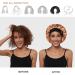 Satin Silk Sleep Cap for Curly Hair | Adjustable Wide Band | Double Layer | Hat Hut Bonnet - Gold - Buy Online on GoSupps.com