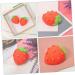 4pcs Strawberry Bath Ball - Natural Foaming Bath Salt with Essential Oils | Cute & Relaxing Bathing Experience - Buy Online on GoSupps.com