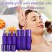 10Pcs 10ml Essential Oils Roller Bottles - Purple Frosted Glass Roll on Bottles for Aromatherapy & Perfume - Buy Online on GoSupps.com
