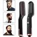 Professional Beard Straightener for Men 3-in-1 Beard Straightening Beard Comb for Home & Travel Hair Straightener Brush for Men & Women - Buy Online on GoSupps.com