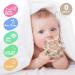 MCGMITT Baby Teething Toys - Food-Grade Silicone Teething Balls | BPA Free, Soft Chew for Newborns 0-18 Months | Textured Sensory Toys in Beige Sand - Buy Online on GoSupps.com