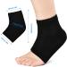 Naapesi Gel Heel Socks - Moisturizing Foot Care Spa Socks for Dry Cracks & Plantar Fasciitis - Open Toe Soft & Ventilated Black - Buy Online on GoSupps.com