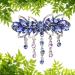 Crystal Hair Clips Metal Snap Hair Clips Thin Thick Hair Holder Hair Clips for Women Girls Hair Styling Accessories ( 1 pack) (Purple)