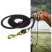 Magideal 4m Black Cotton Braided Horse Reins with Carabin Hooks - Ideal for Training Horses Pets and Sheep | International Shipping - Buy Online on GoSupps.com