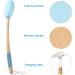 AmazerBath Lotion Applicator for Back Feet 4 Replaceable Pads with 1 Long Handled Back Sunscreen Applicator for Elderly Women Apply Cream Medicine Skin Cream Moisturizer Sunscreen Tanner Blue - Buy Online on GoSupps.com