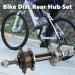 Universal Bike Rear Wheel Hub 36 Holes 14T Solid Axle Metal Disc Set | Fits V-brake, Holding Brake, BMX, Single Speed Bike - Buy Online on GoSupps.com