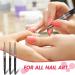3 Pieces Oval Crimped Kolinsky Acrylic Nail Brush Set - Metal Handle Nail Art Brushes for Acrylic Manicure - Various Sizes Included - Buy Online on GoSupps.com