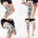 AmRelieve Ultra Knee Elite Compression Sleeve with Side Stabilizers - Professional Knee Brace for Men Women - 3D Knee Compression Pad for Joint Pain Relief (Size L, Grey) - Buy Online on GoSupps.com