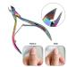 Professional Cuticle Cutter & Pusher Trimmer - Nail Care Tool for Manicure & Pedicure Beauty - Buy Online on GoSupps.com