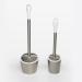 OXO Good Grips Stainless Steel Toilet Brush with Canister - 19 Height - Durable Steel Brush - Easy to Clean - Bathroom Accessory - Buy Online on GoSupps.com