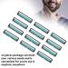 Mens Refills Professional Barber Beard Manual Razor - 12PC Fixed Head Clean & Comfortable Shaving - Buy Online on GoSupps.com
