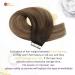 Moresoo Seamless Tape-In Hair Extensions | Real Brown Hair Tapes | Dark Brown to Honey Blonde | 40 cm / 25g #4/10/16 - Buy Online on GoSupps.com