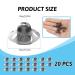 Onsolo Hearing Aid Dome Replacement 20pcs Soft Silicone Open Hearing Aid Tube Accessories Earbud Earplug Parts for Adults/People with Moderate Hearing Loss 8mm - Medium - Buy Online on GoSupps.com