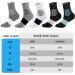 NEENCA Medical Compression Socks - Ankle Support for Injury Recovery & Pain Relief | 20-30mmHg Large Black Blue - International Shipping Available - Buy Online on GoSupps.com