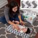 GWAWG Portable Baby Changing Mat - Grey | Foldable Mat for Home & Travel - Buy Online on GoSupps.com