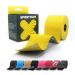 SPORTTAPE Extra Sticky Kinesiology Tape 5cm x 5m - Yellow | Hypoallergenic Waterproof K Tape | Physio Medical Sports Tape for Muscle Injury Support | Uncut - Single Roll