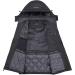 Farvalue Men's Waterproof Ski Jacket | Winter Warm Snow Coat with Hood - Grey | Large Size - Buy Online on GoSupps.com