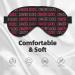 Double-Sided Eye Mask for Sleep - Cancer Awareness & Breast Cancer Support - Unisex Sleep Shade Cover - Buy Online on GoSupps.com