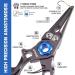 XTOUC Titanium Saltwater Fishing Pliers - Quick Hook Removal Tool & Split Ring Equipment for Tackle Kit - Perfect Fishing Gear Gift - Buy Online on GoSupps.com