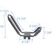 2 Pairs Heavy Duty Kayak Rack with Ratchet Tie - Easy Mount on Car Roof Top Crossbar for Kayak Canoe Boat Surf Ski - J-Bar Rack - Buy Online on GoSupps.com