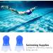 Noise Cancelling Earplugs - Waterproof Silicone Earplugs for Swimming & Flying - Black Sealing Bottle Included (Blue - Buy Online on GoSupps.com