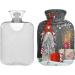 Christmas Dwarf Tomte Hot Water Bottle - 2 Litre Fleece Cover for Warmth & Cold Compresses - Perfect Holiday Gift - Buy Online on GoSupps.com