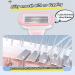 Women's Travel Razor Kit - Portable 5-Blade Mini Razor with Case & 4 Refills | Outdoor Shaving Essentials in Pale Pink - Buy Online on GoSupps.com