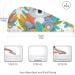 Koala Rainbow Leaf Hair Towel 2 Pack - Super Absorbent Quick Dry Hair Turbans for Women & Girls - Buy Online on GoSupps.com