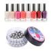 Buy 100 Rust-Resistant Stainless Steel Color Mixing Balls for Nail Polish | Optimized Stirring Tool Holder Set - International Shipping Available - Buy Online on GoSupps.com