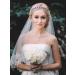 Campsis Blue Rhinestones Wedding Headpiece - Bridal Crystal Bride Headband for Baroque Prom Party - Buy Online on GoSupps.com