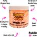 Summer Scoop Whipped Soap Body Wash - 150g - Natural Oils and Butters - Sweet Scent - Vegan Friendly - Puddle of Wax - Made in the UK - Buy Online on GoSupps.com