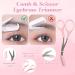 Scettar Stainless Steel Tweezers Set Stainless Steel Precision Eyebrow Tweezers for Women Precision Tweezers Set for Facial Hair Removal and Lash Extension - Buy Online on GoSupps.com