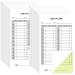 Geyee Baseball Softball Lineup Cards 4.52 x 7.86 Inch Lineup Sheet Games with Player Roster Baseball Scorebook Baseball Coaching Accessories for Coaches Umpires, 4 Part Carbonless Copies 50