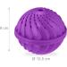 Relaxdays Washing Balls Pack of 4 for Washing Machine Protects the Environment and Skin No Detergent Purple - Buy Online on GoSupps.com