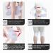 Adjustable Knee Support Brace for Men and Women - Compression Sleeve for Knee Pain with Side Stabilizers - Ideal for Running, Fitness, and Weightlifting - Size Small (White) - Buy Online on GoSupps.com