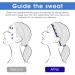 WLLHYF 3-Pack Non-Slip Black White Headbands - Thin Elastic Hair Ties for Sports, Running, Yoga - Unisex Hair Accessories - Buy Online on GoSupps.com