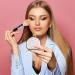 JHKKU Zebra Print Portable Folding Travel Makeup Mirror - Double Sided Compact Magnifying Mirror - Buy Online on GoSupps.com