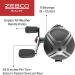 Zebco Bullet Spincast Fishing Reel  Size 30 Reel  Fast 29.6 Inches Per Turn  GripEm All-Weather Handle Knobs  Pre-Spooled with 10-Pound Zebco Fishing Line - Buy Online on GoSupps.com
