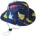 XYIYI Kids Bucket Hat Adjustable Sun Hats Breathable Beach Hat for Boys Girls 4-8 Years Swordback Dragon