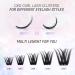 LANKIZ Cluster Lashes D Curl Russian Volume - 60 pcs DIY Eyelashes Extension Wisps - Featherlight Synthetic Reusable False Eyelashes - Soft Faux Mink Lash Clusters - Buy Online on GoSupps.com