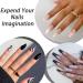 Black & White Gel Nail Polish Set for French Manicure | Nail Art Liner Kit for Women | Soak Off UV Gel | DIY At-Home Manicure Gift - Buy Online on GoSupps.com