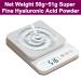 Hyaluronic Acid Powder 50g - Anti-Aging Low Molecular Weight Serum for DIY Cosmetics | Reduces Fine Lines & Wrinkles - Buy Online on GoSupps.com