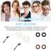 Qianyu Anti-Slip Silicone Glasses Ear Pads - 12 Pairs Soft & Comfortable Covers in 4 Designs for All Glasses - Buy Online on GoSupps.com