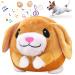 Moving dog toys ball plush toys active movable pet plush toys non-toxic bite-proof toys ball active moving pet plush toy for pet training ball (A)