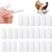 Auxsooul 24 pieces of dog toothbrush fingerling finger toothbrush dog pet fingers toothbrush anti-plaque to rodent pet efficient and clean pet toothbrush made of knitting tissue