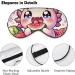 Buy Axolotl Cartoon Sleeping Mask - Soft Adjustable Eye Mask for Comfortable Sleep | Perfect Blindfold for Relaxation - Buy Online on GoSupps.com
